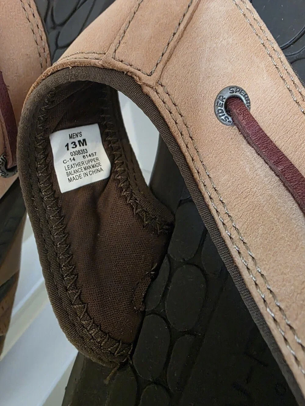Sperry Men's Tan Son-R Flip-Flop Sandals 13M NWOT